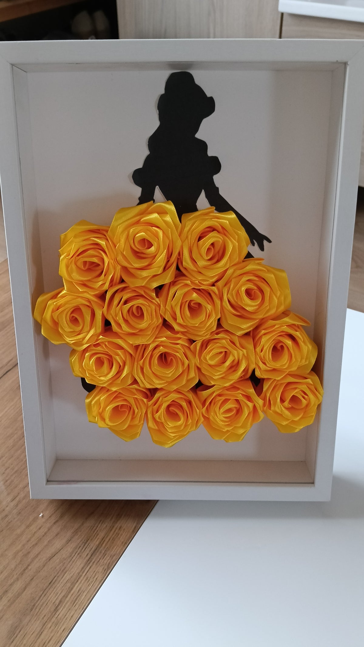 Cadre portrait floral