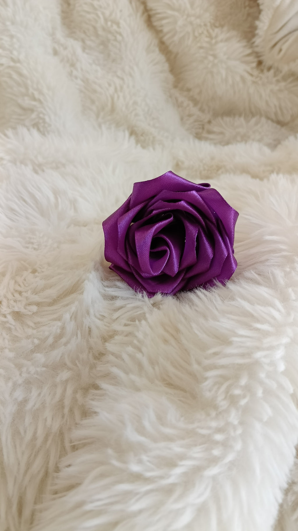 Rose en satin