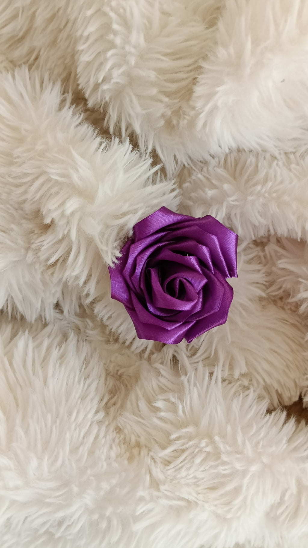 Rose en satin