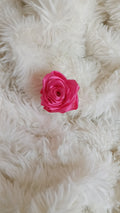 Rose en satin- faite main🌹